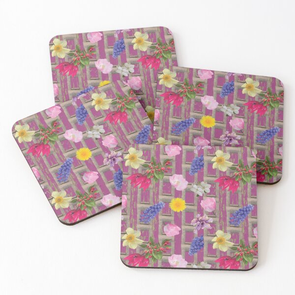 Item preview, Rustic Chains & Flowers on Pink designed and sold by Digitalmyth's Designs.