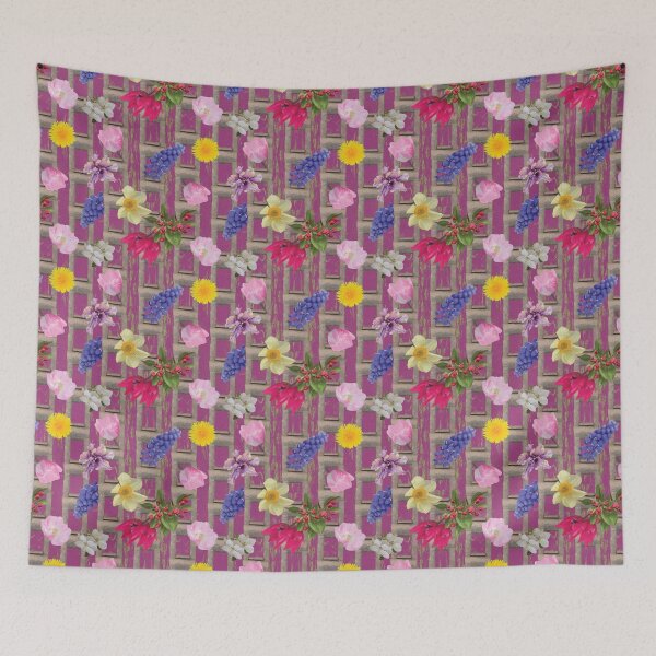 Item preview, Rustic Chains & Flowers on Pink designed and sold by Digitalmyth's Designs.