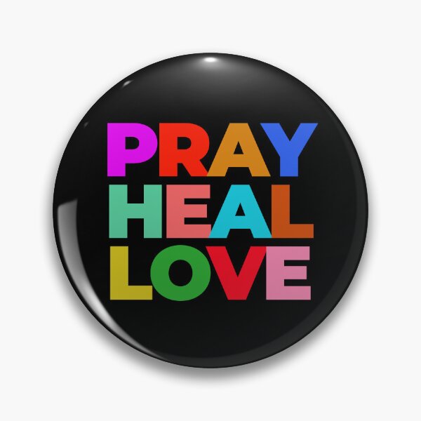 Item preview, PRAY HEAL LOVE designed and sold by alegnacreates.