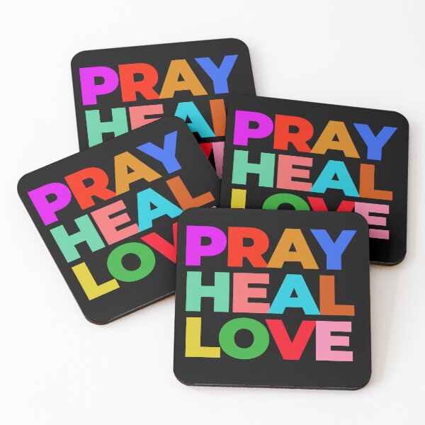 Item preview, PRAY HEAL LOVE designed and sold by alegnacreates.