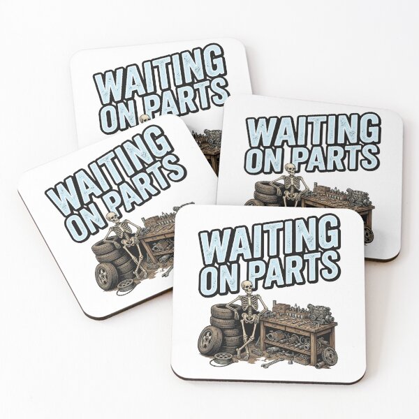 Item preview, auto mechanic humor waiting on parts designed and sold by ArtDesignTp.