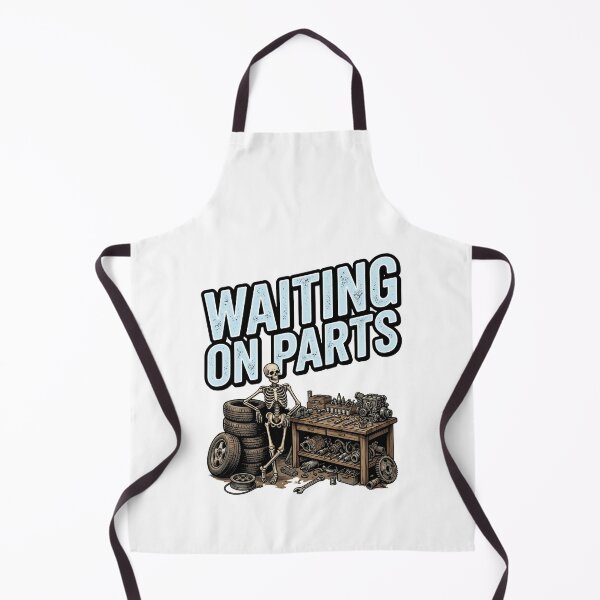 Item preview, auto mechanic humor waiting on parts designed and sold by ArtDesignTp.