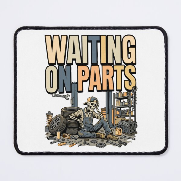 Item preview, skeleton mechanic repair shop life designed and sold by ArtDesignTp.