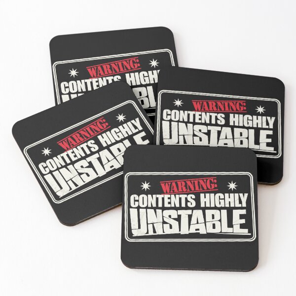 Item preview, Warning Contents Highly Unstable Funny Mental Chaos designed and sold by 1timelab.