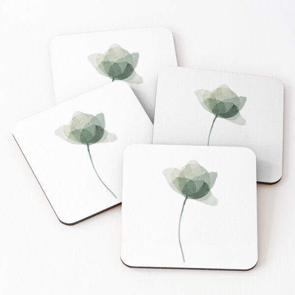 Item preview, Green delicate flower designed and sold by fern magic.