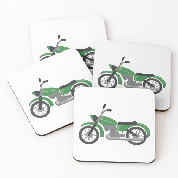 Item preview, Classic Green Motorcycle designed and sold by Art-Essa.