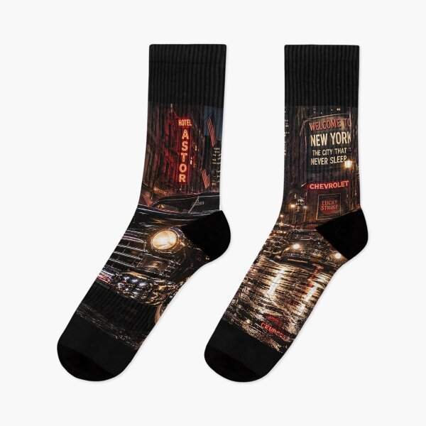 Item preview, Vintage Gangster New York City Night Classic Cadil designed and sold by riki2365.