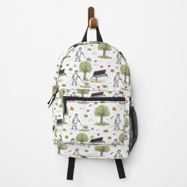 Item preview, Dog walking in the park designed and sold by Casperblox by the Markus Boys.