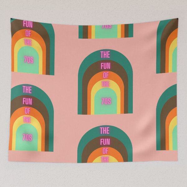 Item preview, The Fun of the 70s – Retro Rainbow Vintage Design designed and sold by Jankes88.