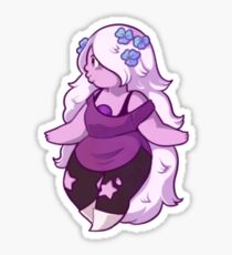 Améthyste fleurie Sticker