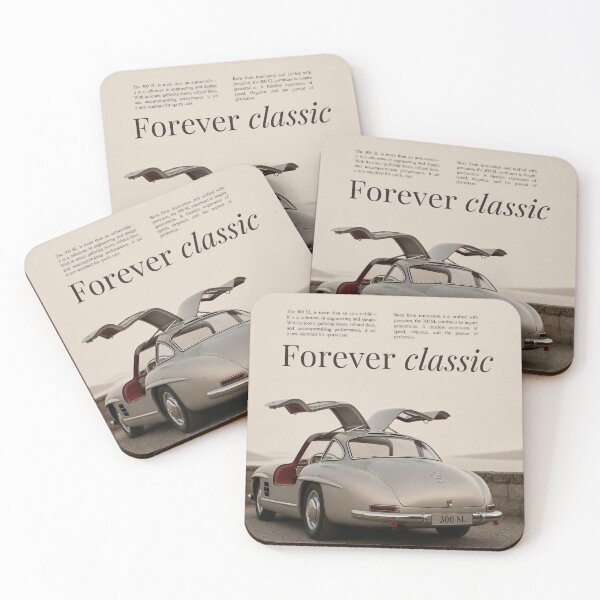 Item preview, Forever Classic Mercedes 300 SL Vintage Poster designed and sold by OwnByCats.