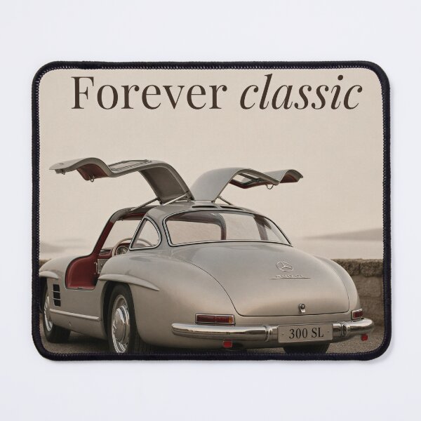 Item preview, Forever Classic Mercedes 300 SL Vintage Poster designed and sold by OwnByCats.