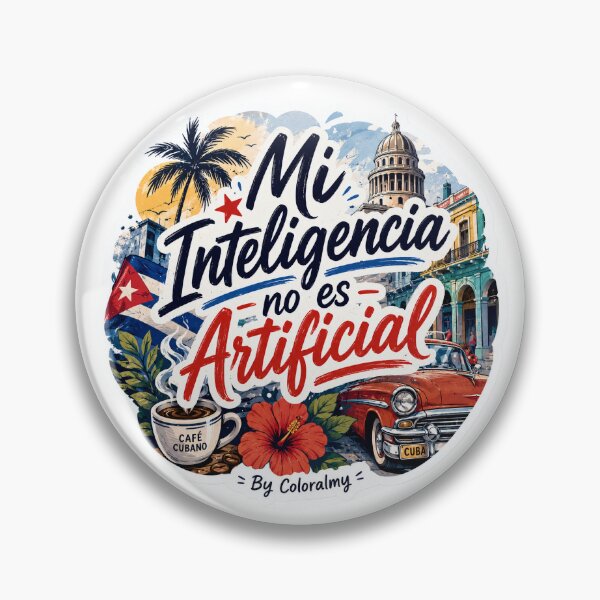 Item preview, My Intelligence Is Not Artificial | Vintage Cuban Sticker. By COLORALMY designed and sold by Coloralmy.