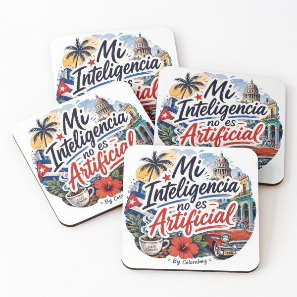 Item preview, My Intelligence Is Not Artificial | Vintage Cuban Sticker. By COLORALMY designed and sold by Coloralmy.