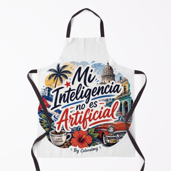 Item preview, My Intelligence Is Not Artificial | Vintage Cuban Sticker. By COLORALMY designed and sold by Coloralmy.