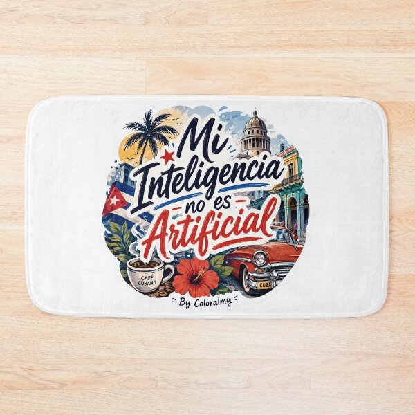 Item preview, My Intelligence Is Not Artificial | Vintage Cuban Sticker. By COLORALMY designed and sold by Coloralmy.