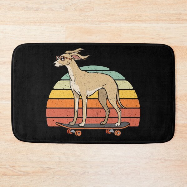 Item preview, Greyhound Dog Skater Sunglasses Retro Sunset designed and sold by d247.