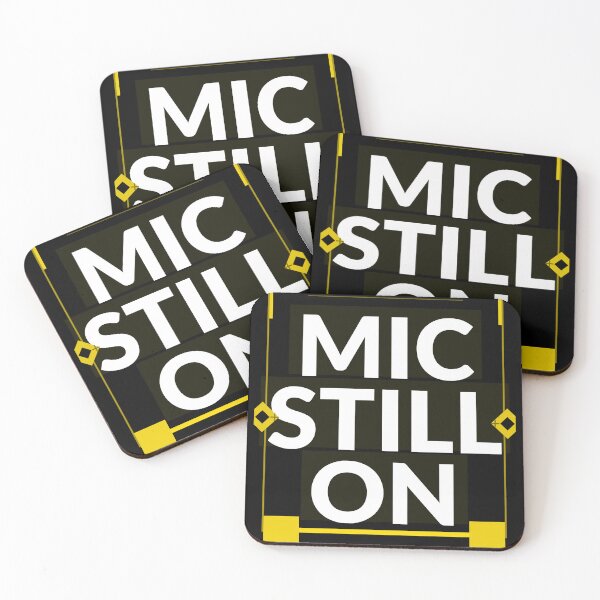 Item preview, Mic Still On Shirt | Funny Remote Work Gift for Coworkers designed and sold by Daily Mood Tees.