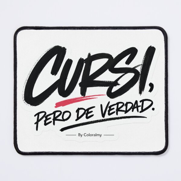 Item preview, Cheesy, But For Real | Modern Typographic Sticker. By COLORALMY designed and sold by Coloralmy.