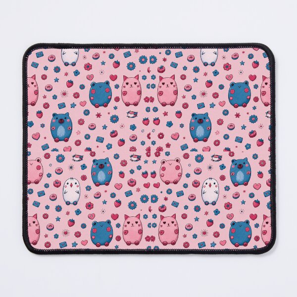 Item preview, Pink and blue doodles 2 pattern  designed and sold by Casperblox by the Markus Boys.