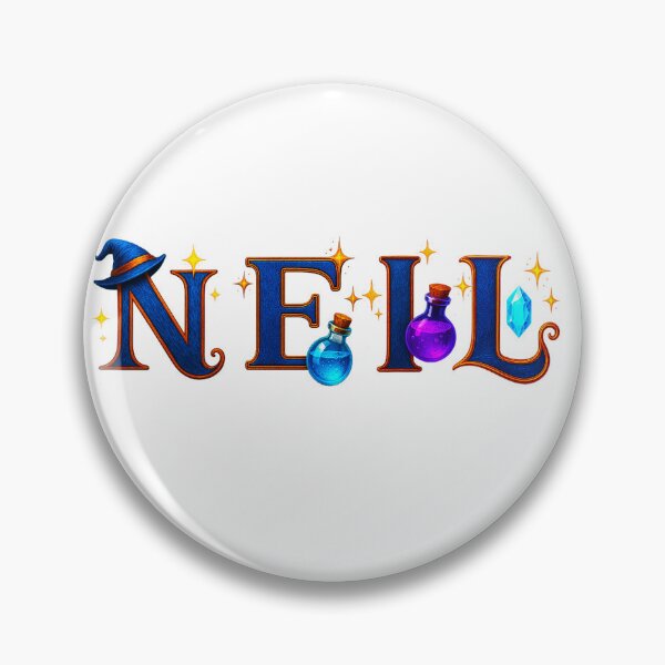Item preview, SPELLBOUND NAMES COLLECTION  – ✨ NEIL ✨ – STORYBOOK SPELLCASTER DREAMS designed and sold by WheelieGdArt.