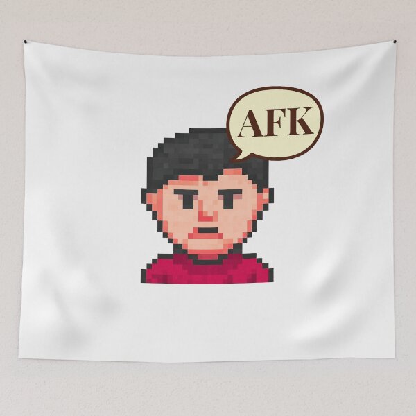 Item preview, Pixel Boy: AFK designed and sold by MoodPrintsShop.
