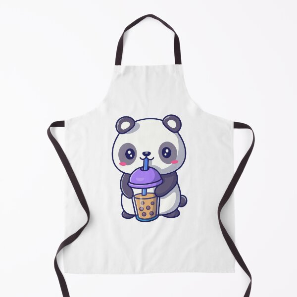 Item preview, Cute Panda Drinking Sweet Bubble Milk Tea designed and sold by rchabnb.