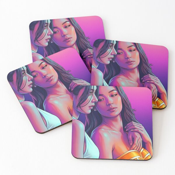 Item preview, Look of Love Thai GL Tv Series Lgbtq+ Sapphic Decor Poster Print Art Comic designed and sold by Mind Space.