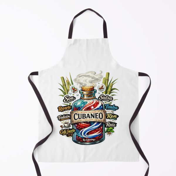 Item preview, Cubaneo – Cuban Culture Bottle Sticker | Salsa, Son, Rum & Coffee Art by Coloralmy designed and sold by Coloralmy.