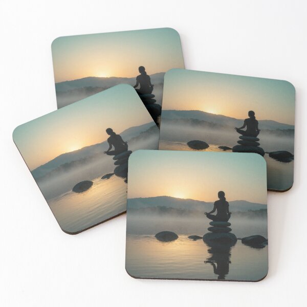 Item preview, Inner Peace Art - Zen Meditation Sunset designed and sold by Odd Little Studio.