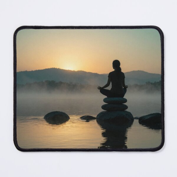 Item preview, Inner Peace Art - Zen Meditation Sunset designed and sold by Odd Little Studio.