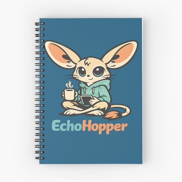 Item preview, EchoHopper Coffee Mode Cute Jerboa Tech Companion designed and sold by Mladen Rudonja Studio.