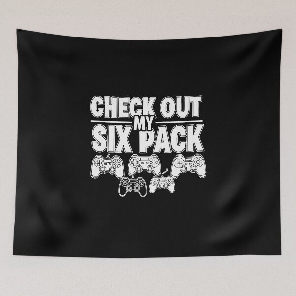 Item preview, Check-Out My 6 Six Pack Gamer Video Funny Gamers designed and sold by PopStars1993.