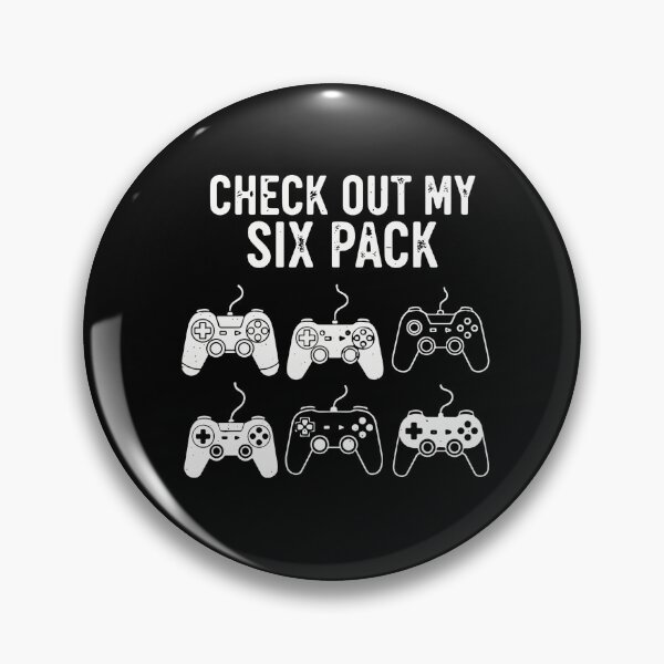 Item preview, Check-Out-My-Six-Pack Gamer Video Funny Gamers designed and sold by PopStars1993.