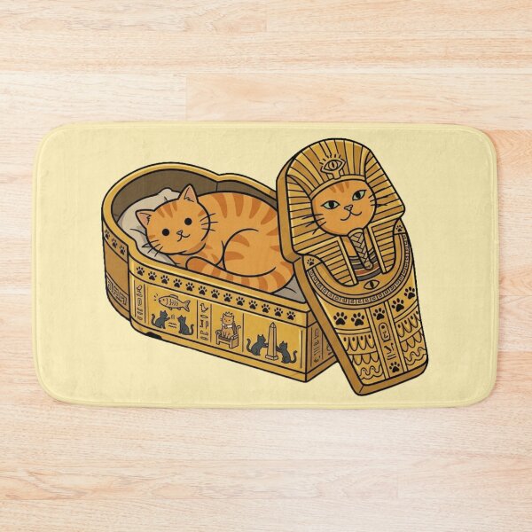 Item preview, Ancient Egyptian Sarcophagus Cat - Funny cat sleeping designed and sold by MythoWorldddd.