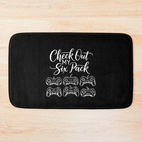 Item preview, Check Out My Six Pack Calligraphy Game Controller designed and sold by PopStars1993.