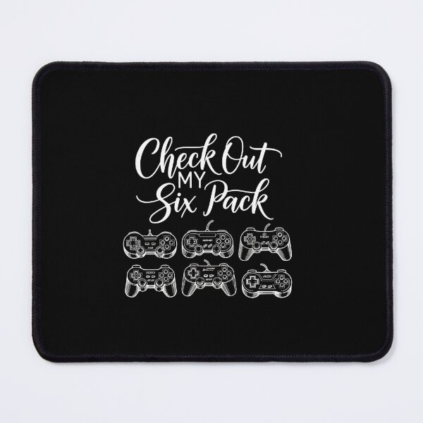 Item preview, Check Out My Six Pack Calligraphy Game Controller designed and sold by PopStars1993.