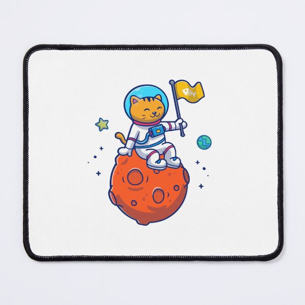 Item preview, Cute Astronaut Cat Sitting on Mars Planet designed and sold by rchabnb.