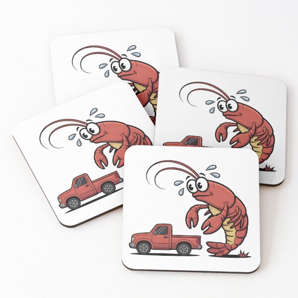 Item preview, Crawfish Beside Pickup Truck designed and sold by AbanoubStore.