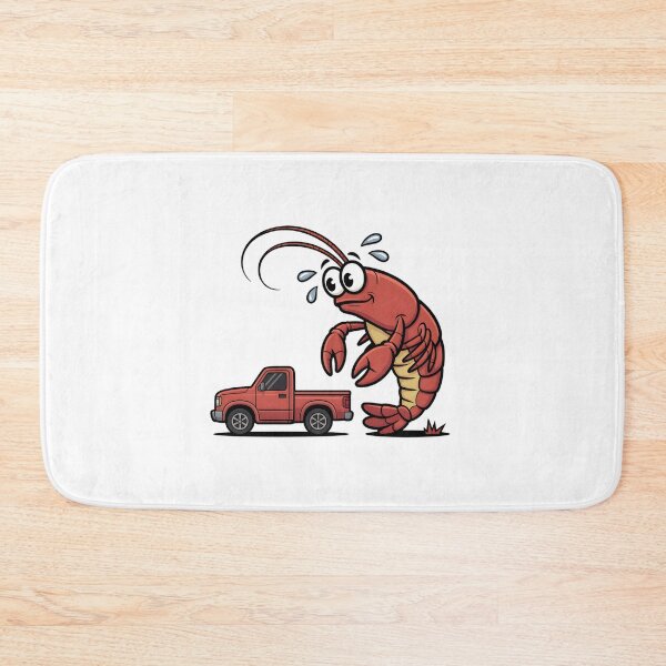 Item preview, Crawfish Beside Pickup Truck designed and sold by AbanoubStore.
