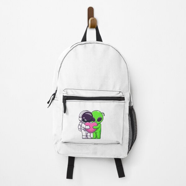 Item preview, Cute Astronaut and Alien Sharing Love Heart designed and sold by rchabnb.