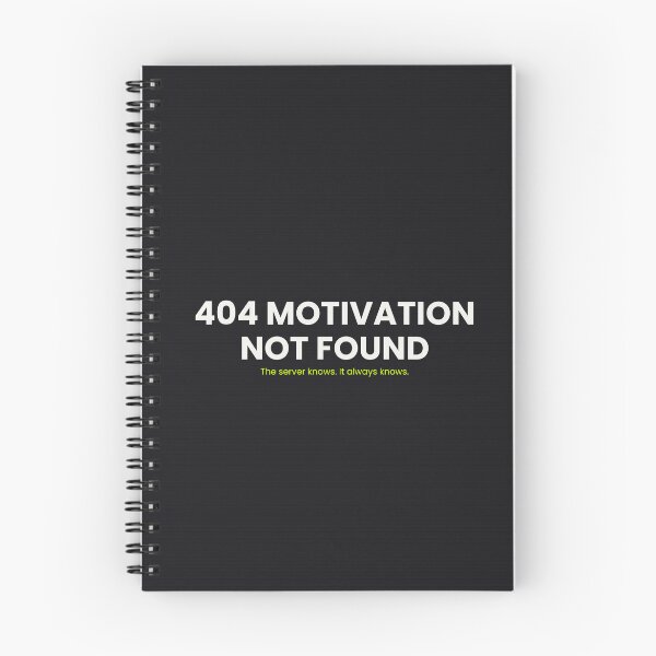 Item preview, 404: Motivation Not Found — 5SK Series #1 designed and sold by 5SKseries.
