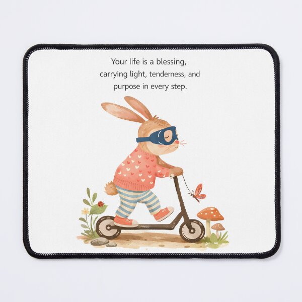 Item preview, Your Life Is a Blessing Cute Bunny Inspirational Kids Quote designed and sold by LoveNurseries.