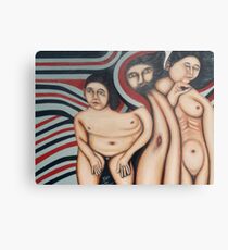 Family in Turmoil Metal Print