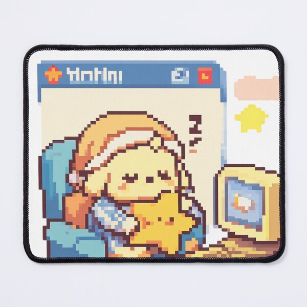 Item preview, Copy of Sleep Mode: Activated – Cute Pixel Cat designed and sold by MoodPrintsShop.