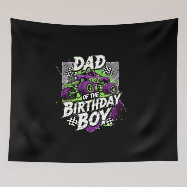 Item preview, Dad of The Birthday Boy Monster Truck Family Party designed and sold by PopStars1993.