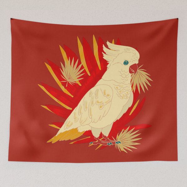 Item preview, Cockatoo Pattern 03 – Vintage nature Design  designed and sold by StefanStudioArt.