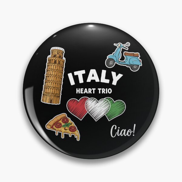 Item preview, Love Italy Heart Trio Italian Culture Heritage designed and sold by PopStars1993.
