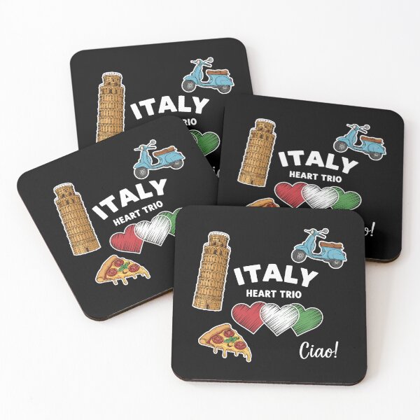 Item preview, Love Italy Heart Trio Italian Culture Heritage designed and sold by PopStars1993.