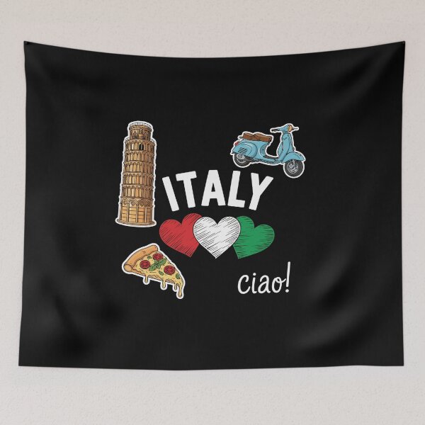 Item preview, Love Italy and Everything Italian Culture Heart Trio designed and sold by PopStars1993.